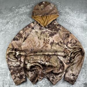 Kryptek Hoodie Mens Medium Highlander Camo Pullover Tactical Hunting Outdoors